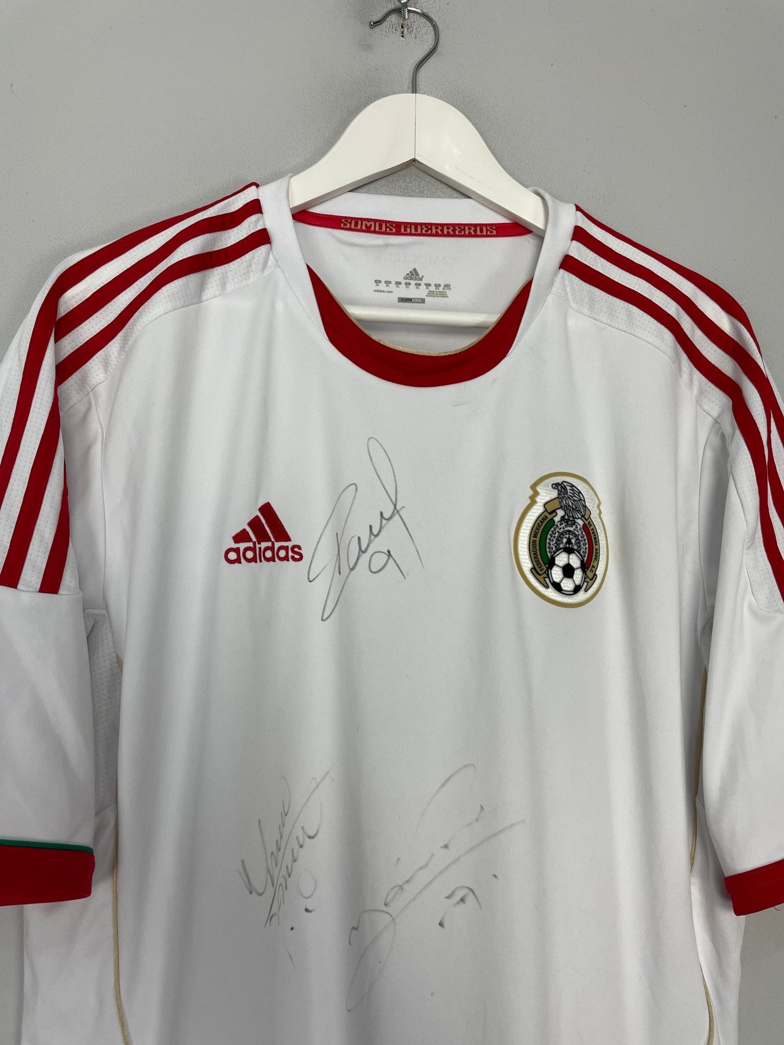 Shop 2012/14 MEXICO *SIGNED* AWAY SHIRT (XL) ADIDAS, classic football shirts, vintage football shirts & retro soccer jerseys at Cult Kits