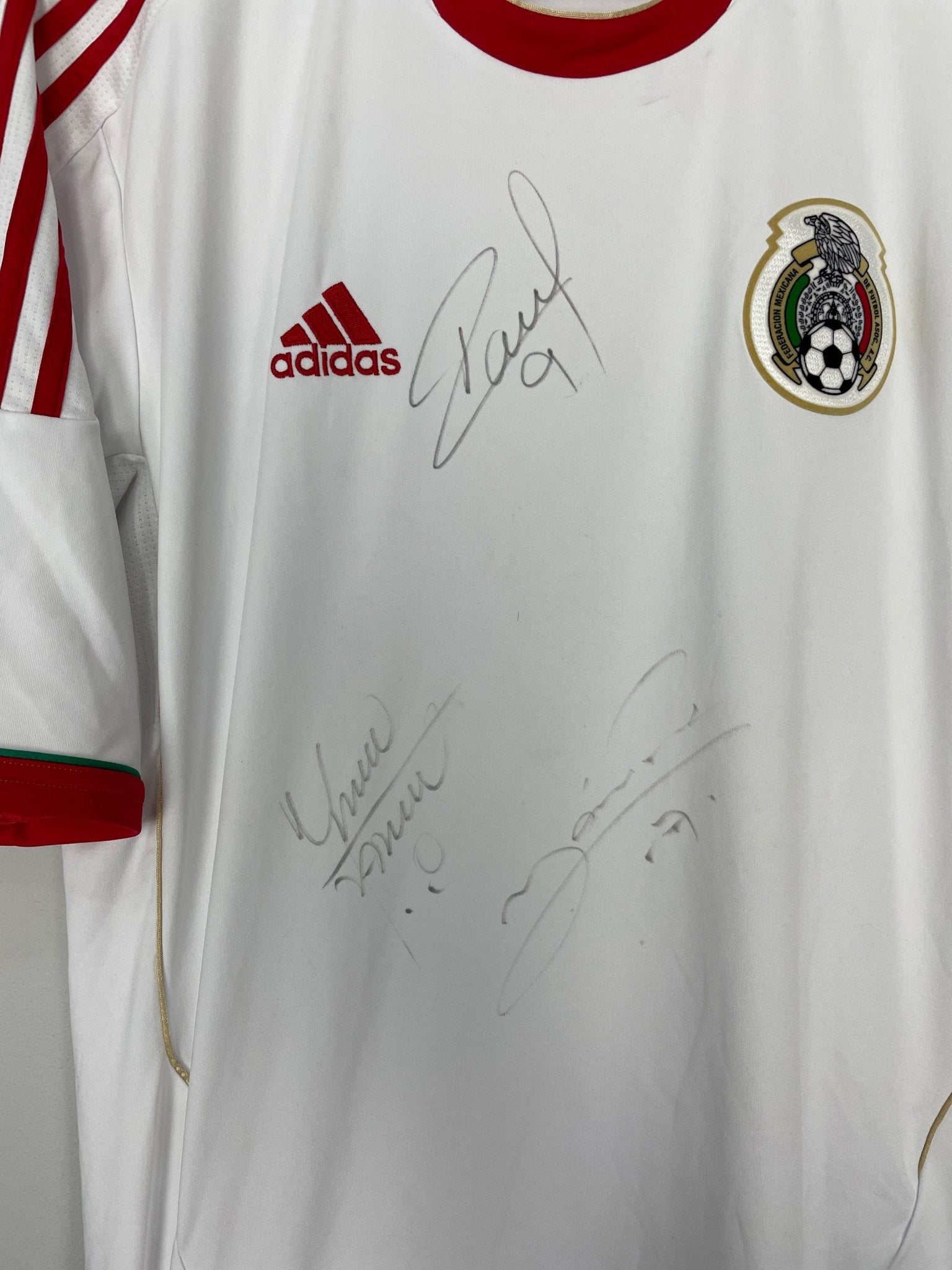 Shop 2012/14 MEXICO *SIGNED* AWAY SHIRT (XL) ADIDAS, classic football shirts, vintage football shirts & retro soccer jerseys at Cult Kits