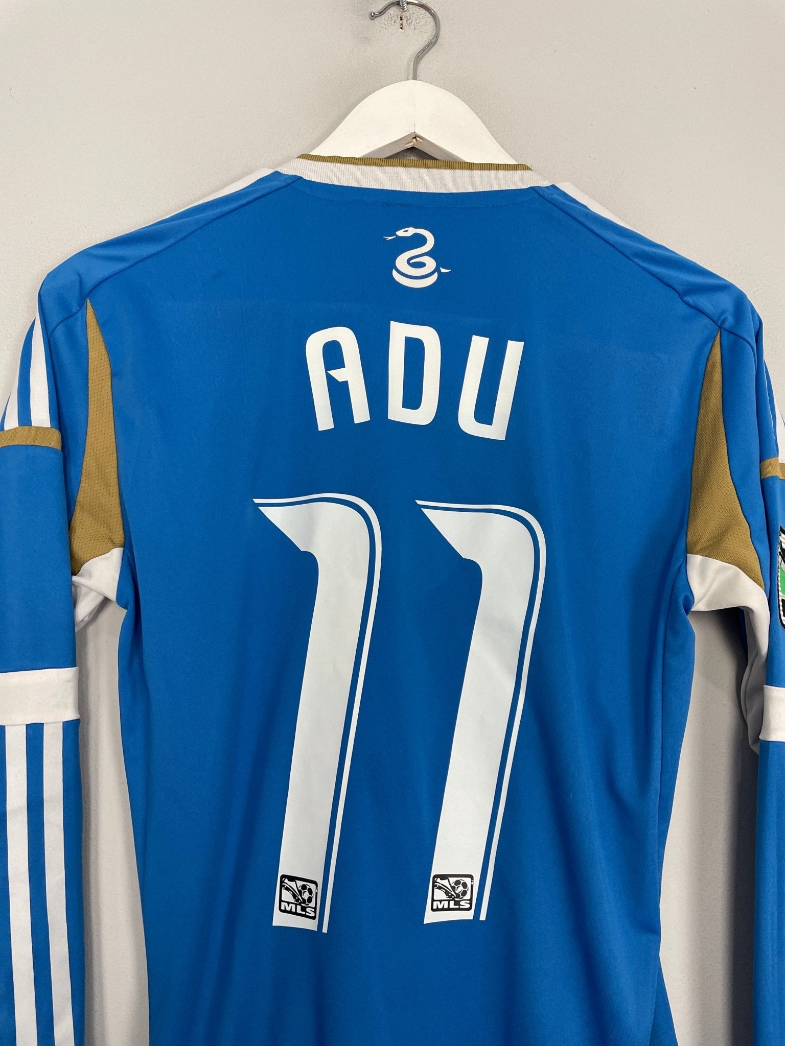 Shop 2012/14 PHILADELPHIA UNION ADU #11 *PLAYER ISSUE* L/S AWAY SHIRT (S) ADIDAS, classic football shirts, vintage football shirts & retro soccer jerseys at Cult Kits