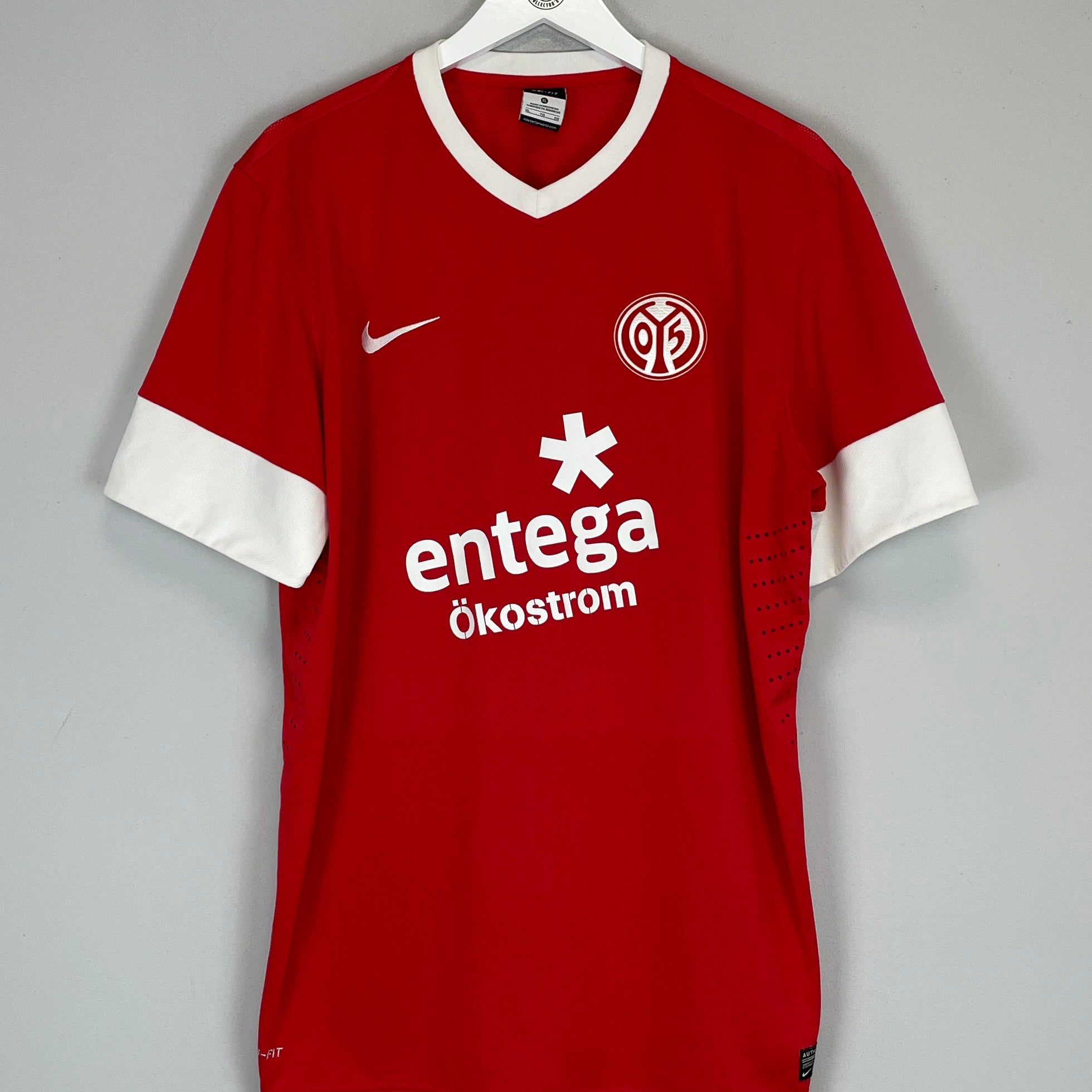 Shop 2012/13 FSV MAINZ HOME SHIRT (XL) NIKE, classic football shirts, vintage football shirts & retro soccer jerseys at Cult Kits