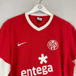 2012/13 FSV MAINZ HOME SHIRT (XL) NIKE RED WHITE ENTEGA