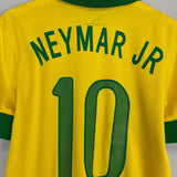 2013 BRAZIL NEYMAR JR 10 HOME SHIRT (M) NIKE - Cult Kits - Medium - Buy Vintage Football Shirts, Authentic Retro Football Shirts For Sale, Classic Football Shirts & Soccer Jersey