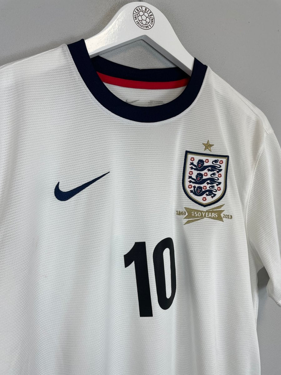 2013 ENGLAND ROONEY 10 *BNWT* 150 YEAR HOME SHIRT (L) NIKE - Cult Kits - Large - Buy Vintage Football Shirts, Authentic Retro Football Shirts For Sale, Classic Football Shirts & Soccer Jersey
