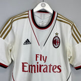 2013/14 AC MILAN BALOTELLI 45 AWAY SHIRT (S) ADIDAS - Cult Kits - Small - Buy Vintage Football Shirts, Authentic Retro Football Shirts For Sale, Classic Football Shirts & Soccer Jersey