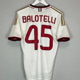 2013/14 AC MILAN BALOTELLI 45 AWAY SHIRT (S) ADIDAS - Cult Kits - Small - Buy Vintage Football Shirts, Authentic Retro Football Shirts For Sale, Classic Football Shirts & Soccer Jersey