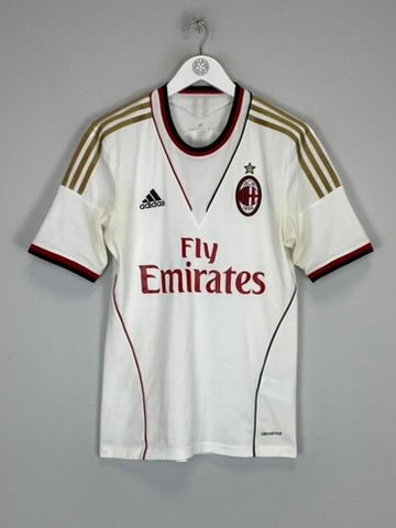 2013/14 AC MILAN BALOTELLI 45 AWAY SHIRT (S) ADIDAS - Cult Kits - Small - Buy Vintage Football Shirts, Authentic Retro Football Shirts For Sale, Classic Football Shirts & Soccer Jersey