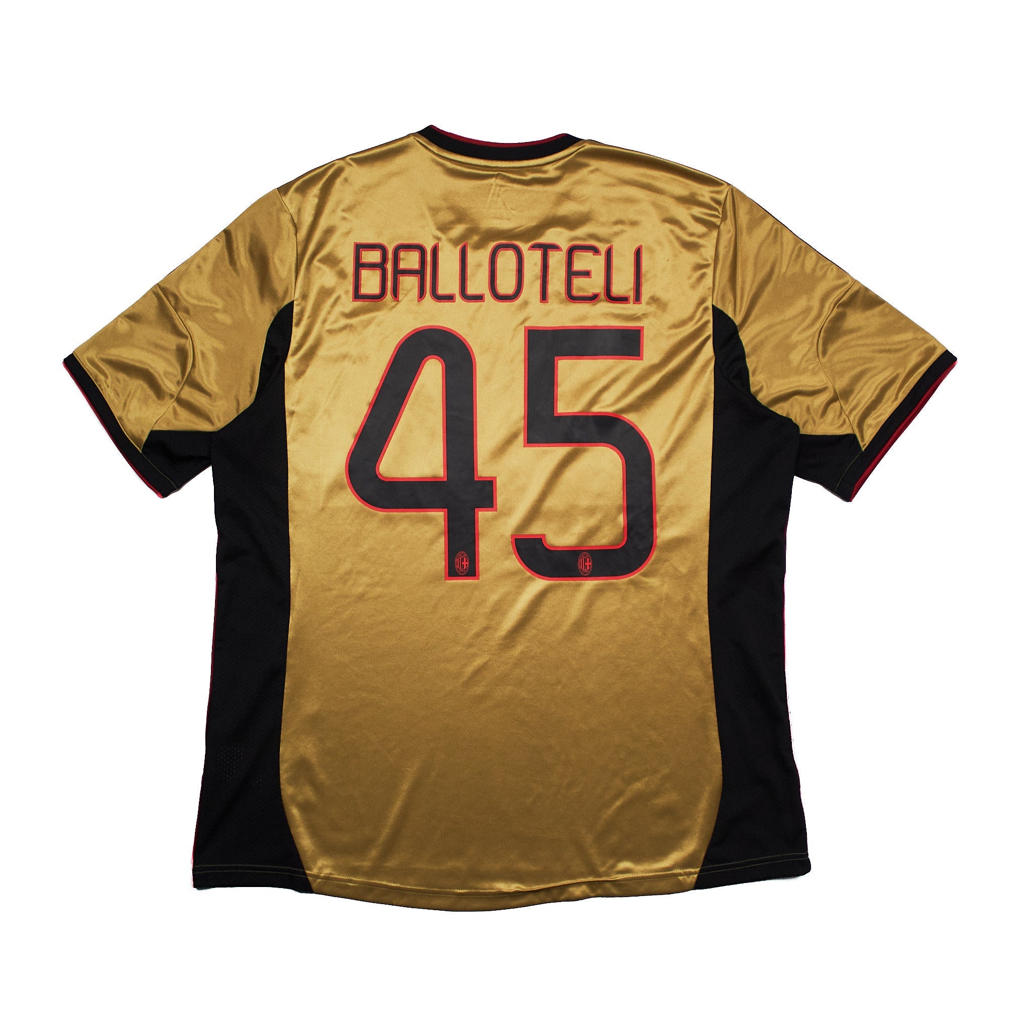 Buy 2013/14 AC Milan Balotelli 45 Third Shirt (XL) Adidas ~ Free worldwide shipping ~ Authentic Vintage Football Shirts from Cult Kits