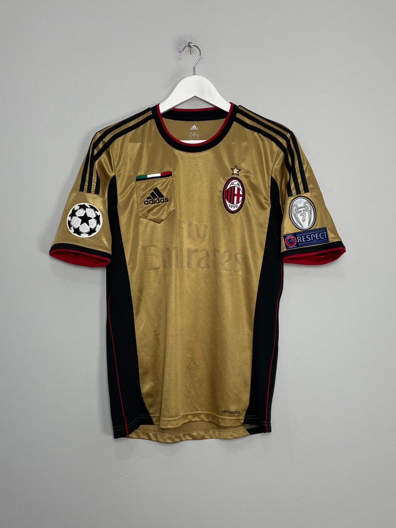 Shop 2013/14 AC MILAN EL SHAARAWY #92 C/L THIRD SHIRT (S) ADIDAS, classic football shirts, vintage football shirts & retro soccer jerseys at Cult Kits