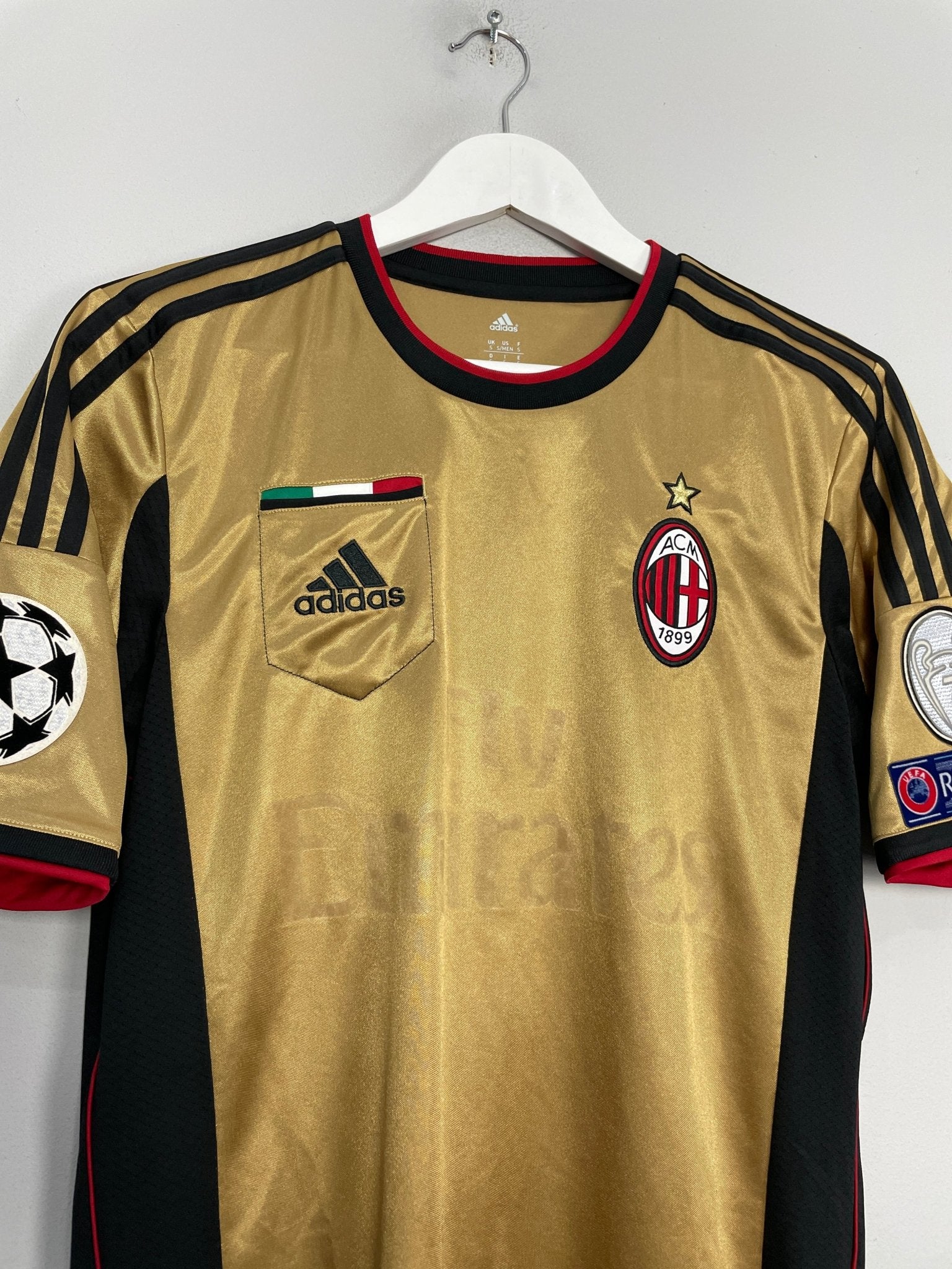 Shop 2013/14 AC MILAN EL SHAARAWY #92 C/L THIRD SHIRT (S) ADIDAS, classic football shirts, vintage football shirts & retro soccer jerseys at Cult Kits