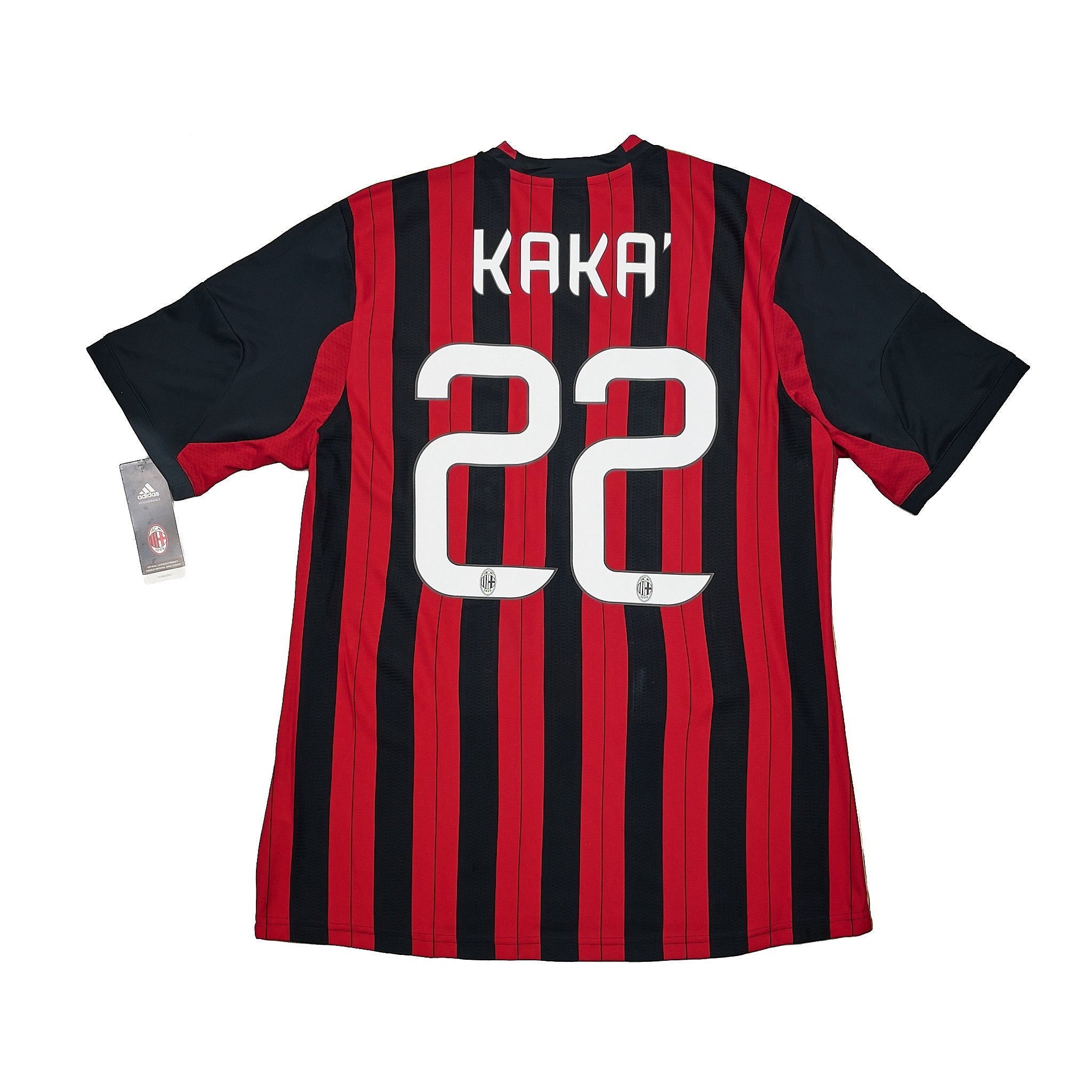 Buy 2013/14 AC Milan Kaka 22 *BNWT with Defects* Home Shirt (L) Adidas ~ Free worldwide shipping ~ Authentic Vintage Football Shirts from Cult Kits