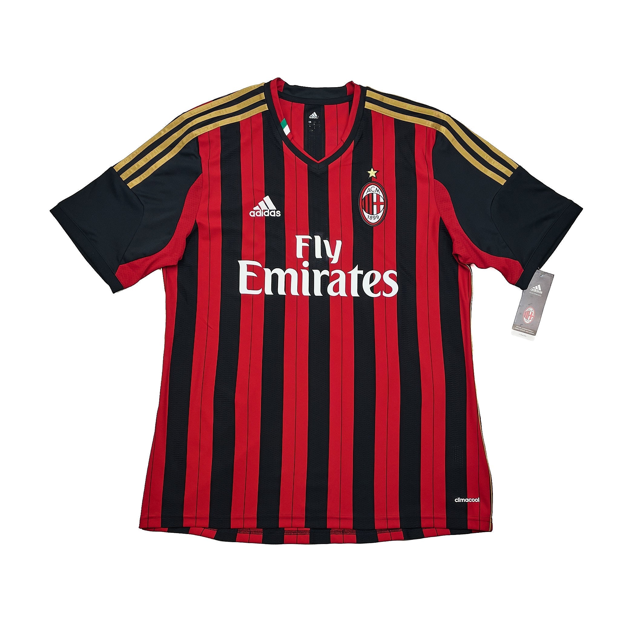 Buy 2013/14 AC Milan Kaka 22 *BNWT with Defects* Home Shirt (L) Adidas ~ Free worldwide shipping ~ Authentic Vintage Football Shirts from Cult Kits