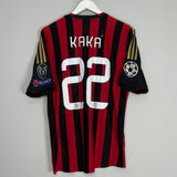 Shop 2013/14 AC MILAN KAKA #22 C/L HOME SHIRT (L) ADIDAS, classic football shirts, vintage football shirts & retro soccer jerseys at Cult Kits