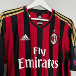 Shop 2013/14 AC MILAN KAKA #22 C/L HOME SHIRT (L) ADIDAS, classic football shirts, vintage football shirts & retro soccer jerseys at Cult Kits