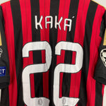 Shop 2013/14 AC MILAN KAKA #22 C/L HOME SHIRT (L) ADIDAS, classic football shirts, vintage football shirts & retro soccer jerseys at Cult Kits
