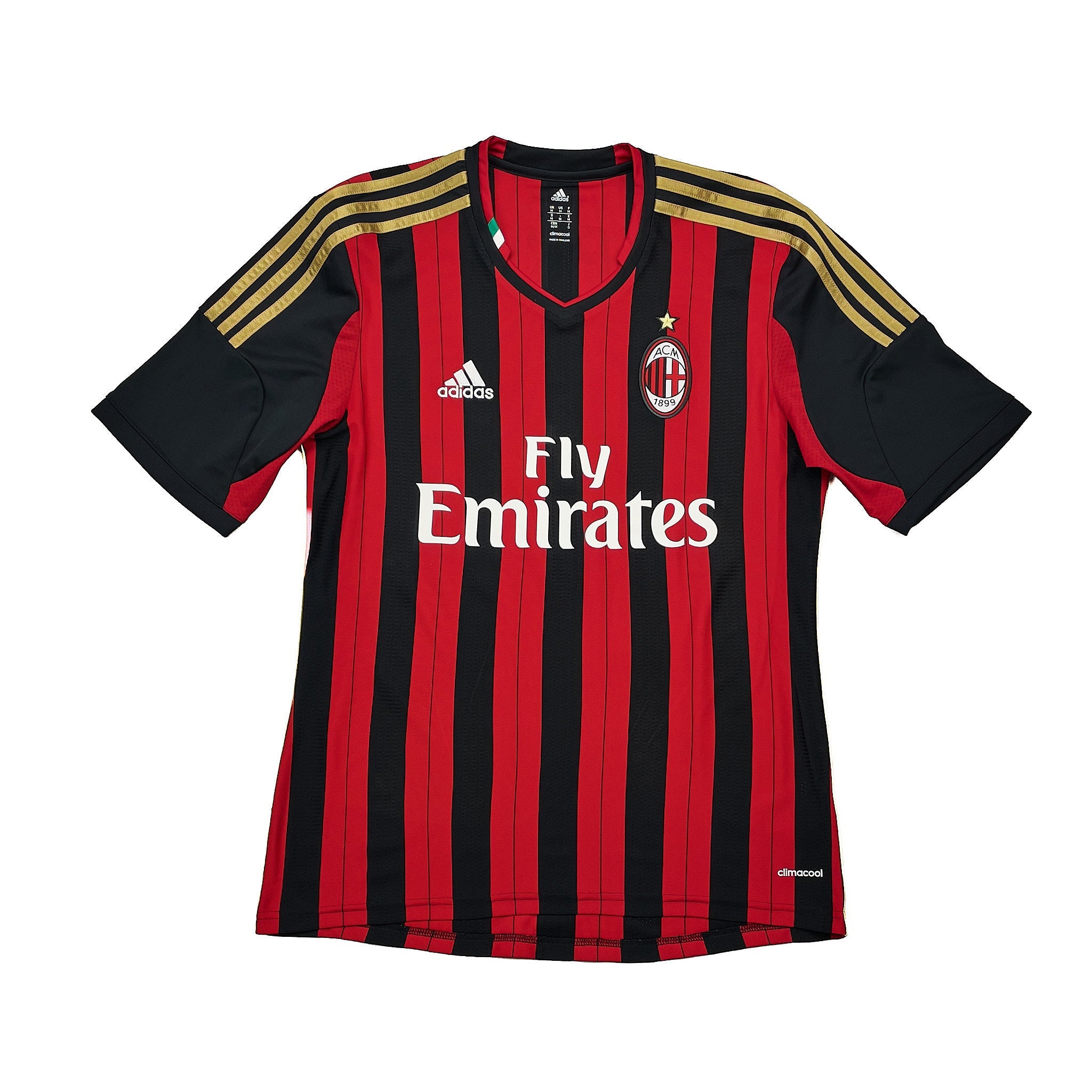 Buy 2013/14 AC Milan Kaka 22 Home Shirt (M) Adidas ~ Free worldwide shipping ~ Authentic Vintage Football Shirts from Cult Kits