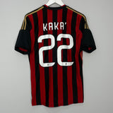Shop 2013/14 AC MILAN KAKA #22 HOME SHIRT (M) ADIDAS, classic football shirts, vintage football shirts & retro soccer jerseys at Cult Kits