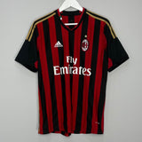 Shop 2013/14 AC MILAN KAKA #22 HOME SHIRT (M) ADIDAS, classic football shirts, vintage football shirts & retro soccer jerseys at Cult Kits