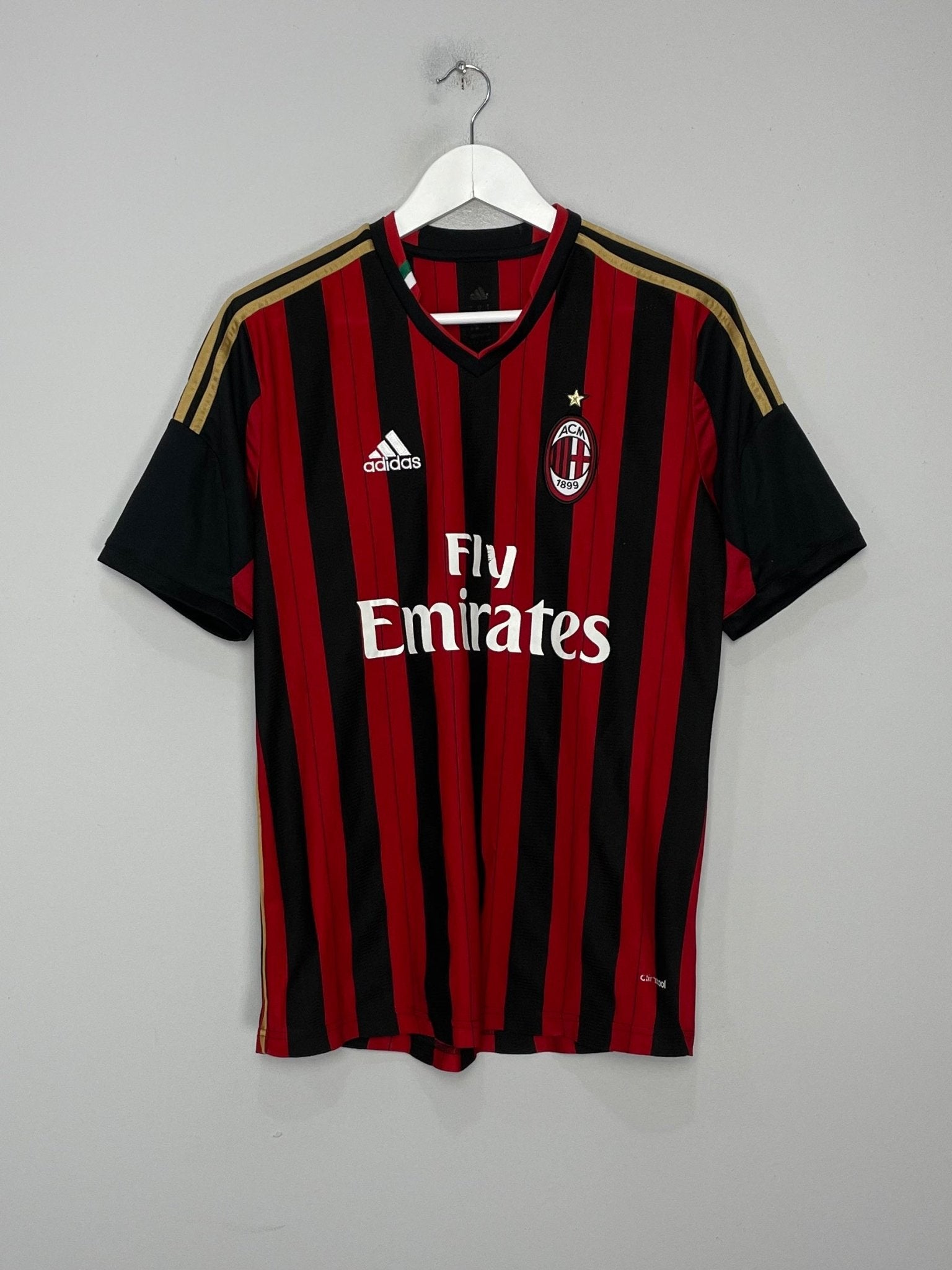 Shop 2013/14 AC MILAN KAKA #22 HOME SHIRT (M) ADIDAS, classic football shirts, vintage football shirts & retro soccer jerseys at Cult Kits