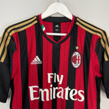 Shop 2013/14 AC MILAN KAKA #22 HOME SHIRT (S) ADIDAS, classic football shirts, vintage football shirts & retro soccer jerseys at Cult Kits