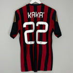 Shop 2013/14 AC MILAN KAKA #22 HOME SHIRT (S) ADIDAS, classic football shirts, vintage football shirts & retro soccer jerseys at Cult Kits