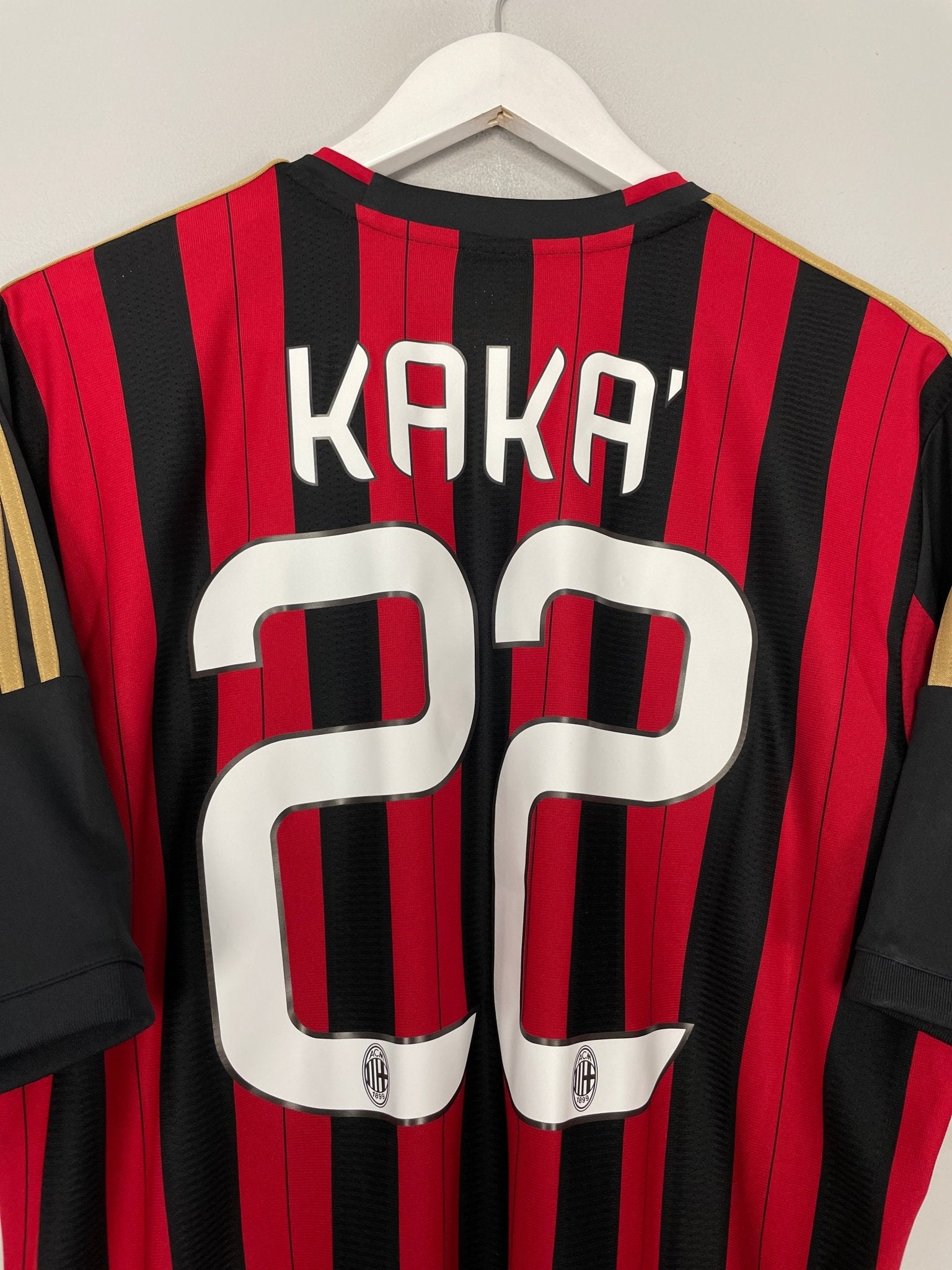 Shop 2013/14 AC MILAN KAKA #22 HOME SHIRT (XL) ADIDAS, classic football shirts, vintage football shirts & retro soccer jerseys at Cult Kits
