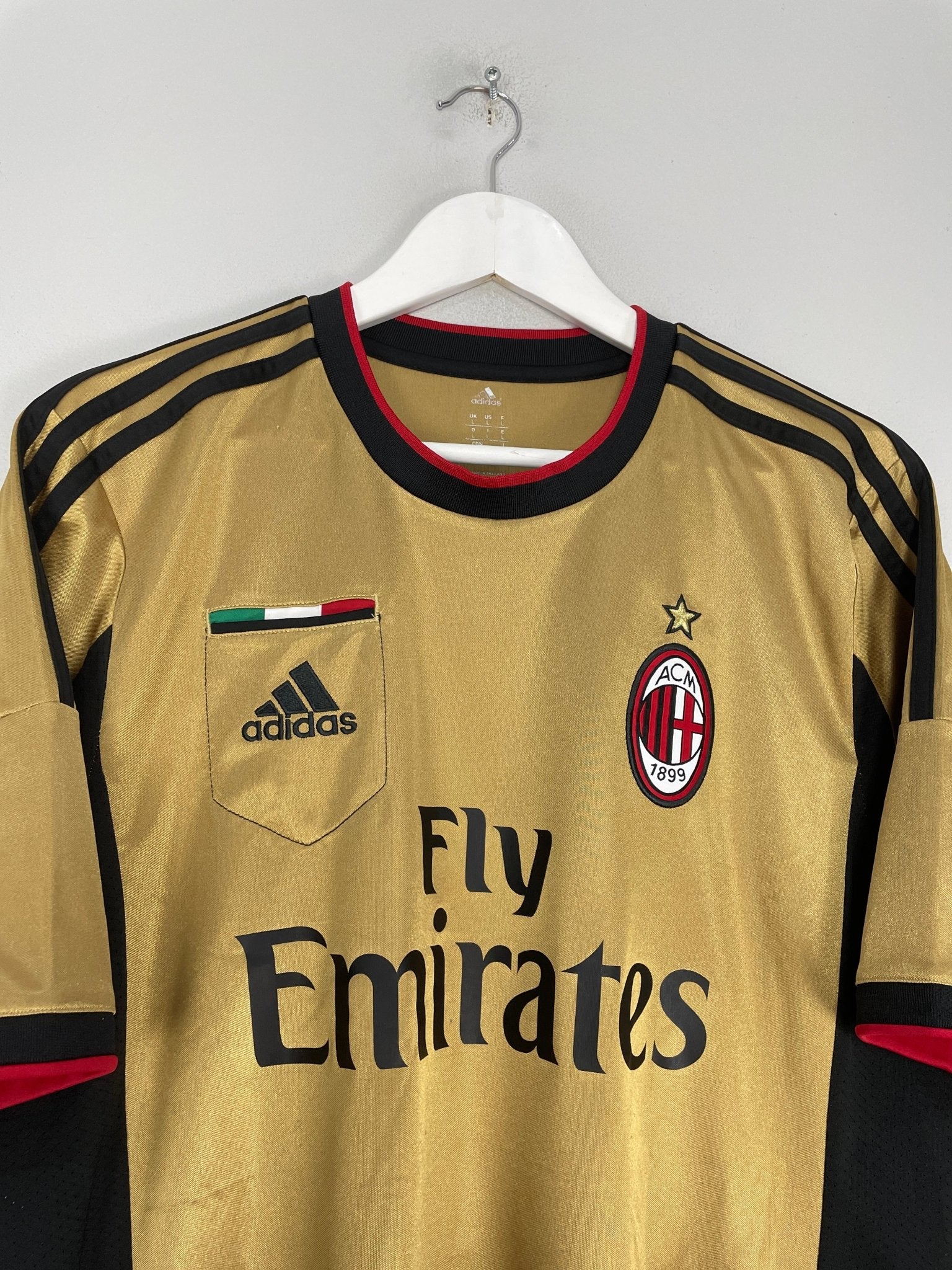 Shop 2013/14 AC MILAN KAKA #22 THIRD SHIRT (L) ADIDAS, classic football shirts, vintage football shirts & retro soccer jerseys at Cult Kits