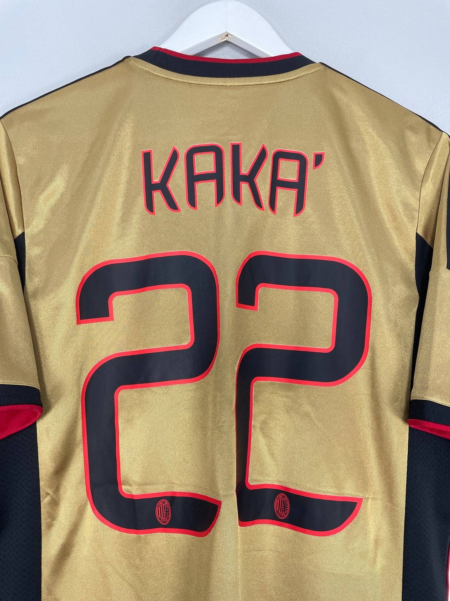 Shop 2013/14 AC MILAN KAKA #22 THIRD SHIRT (L) ADIDAS, classic football shirts, vintage football shirts & retro soccer jerseys at Cult Kits