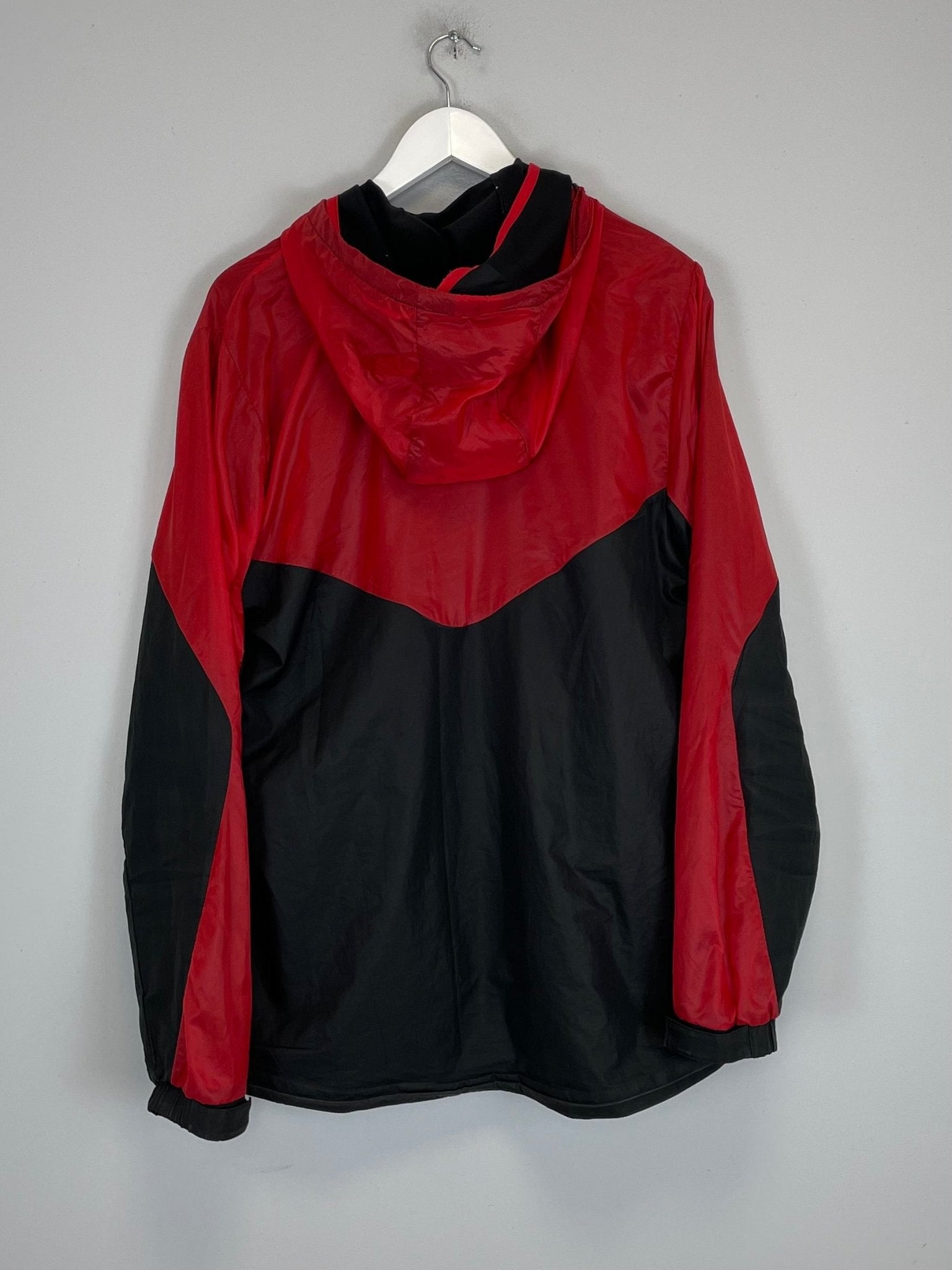 Shop 2013/14 AC MILAN LINED HOODED JACKET (M) ADIDAS, classic football shirts, vintage football shirts & retro soccer jerseys at Cult Kits