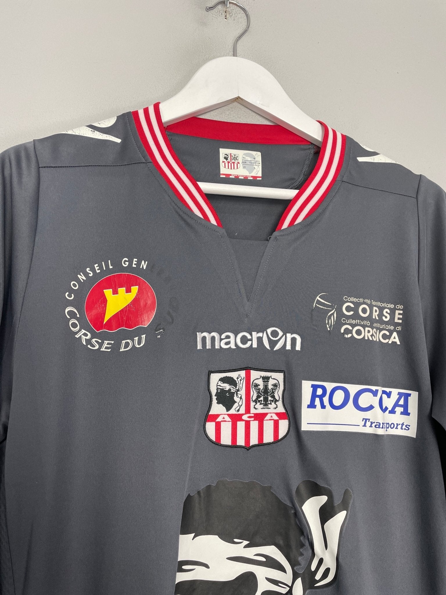 Shop 2013/14 AJACCIO FC OLIECH #29 L/S THIRD SHIRT (S) MACRON, classic football shirts, vintage football shirts & retro soccer jerseys at Cult Kits