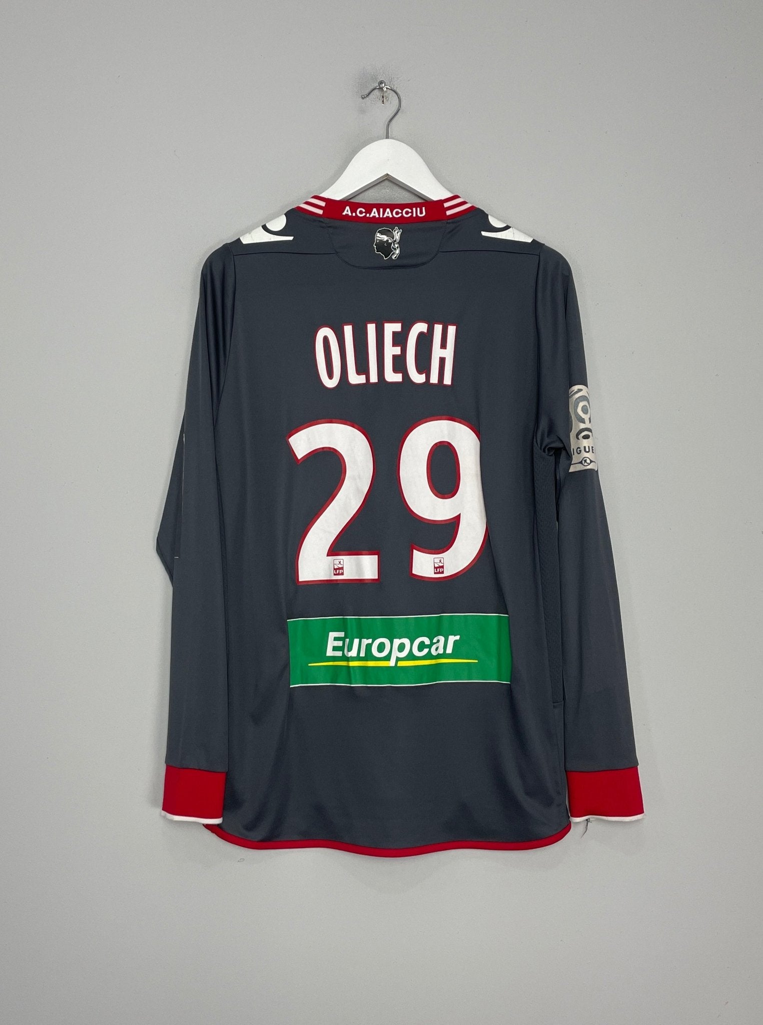 Shop 2013/14 AJACCIO FC OLIECH #29 L/S THIRD SHIRT (S) MACRON, classic football shirts, vintage football shirts & retro soccer jerseys at Cult Kits