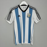 Shop 2013/14 ARGENTINA HOME SHIRT (XS) ADIDAS BASIC, classic football shirts, vintage football shirts & retro soccer jerseys at Cult Kits