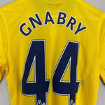 Shop 2013/14 ARSENAL GNABRY #44 *PLAYER ISSUE* AWAY SHIRT (M) NIKE, classic football shirts, vintage football shirts & retro soccer jerseys at Cult Kits