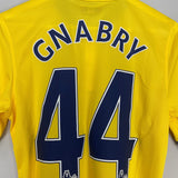 Shop 2013/14 ARSENAL GNABRY #44 *PLAYER ISSUE* AWAY SHIRT (M) NIKE, classic football shirts, vintage football shirts & retro soccer jerseys at Cult Kits