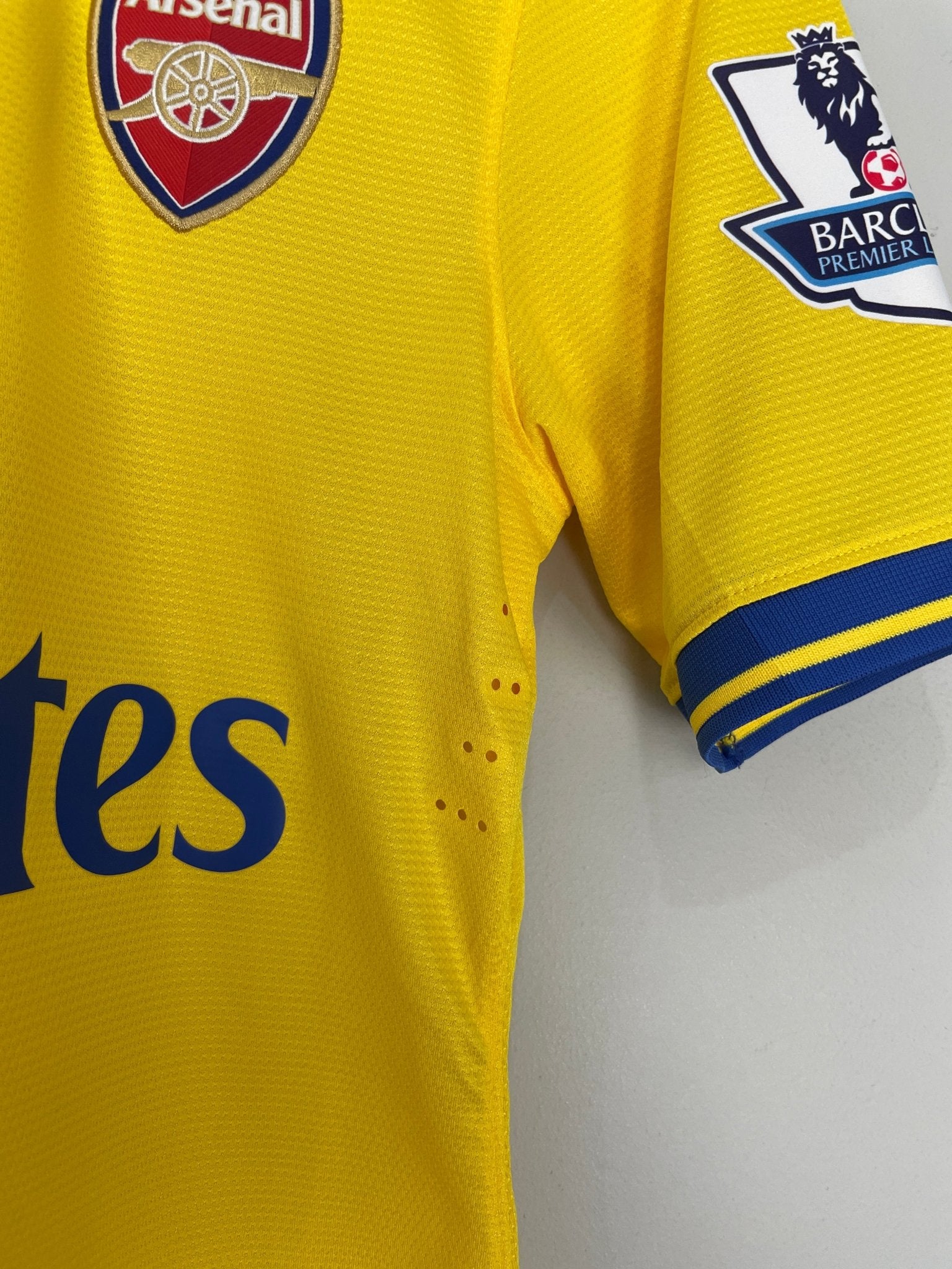 Shop 2013/14 ARSENAL GNABRY #44 *PLAYER ISSUE* AWAY SHIRT (M) NIKE, classic football shirts, vintage football shirts & retro soccer jerseys at Cult Kits