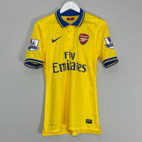 Shop 2013/14 ARSENAL GNABRY #44 *PLAYER ISSUE* AWAY SHIRT (M) NIKE, classic football shirts, vintage football shirts & retro soccer jerseys at Cult Kits