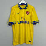 Shop 2013/14 ARSENAL S.CAZORLA #19 AWAY SHIRT (XL) NIKE, classic football shirts, vintage football shirts & retro soccer jerseys at Cult Kits