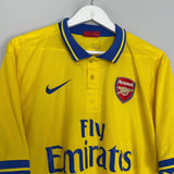 Shop 2013/14 ARSENAL S.CAZORLA #19 AWAY SHIRT (XL) NIKE, classic football shirts, vintage football shirts & retro soccer jerseys at Cult Kits