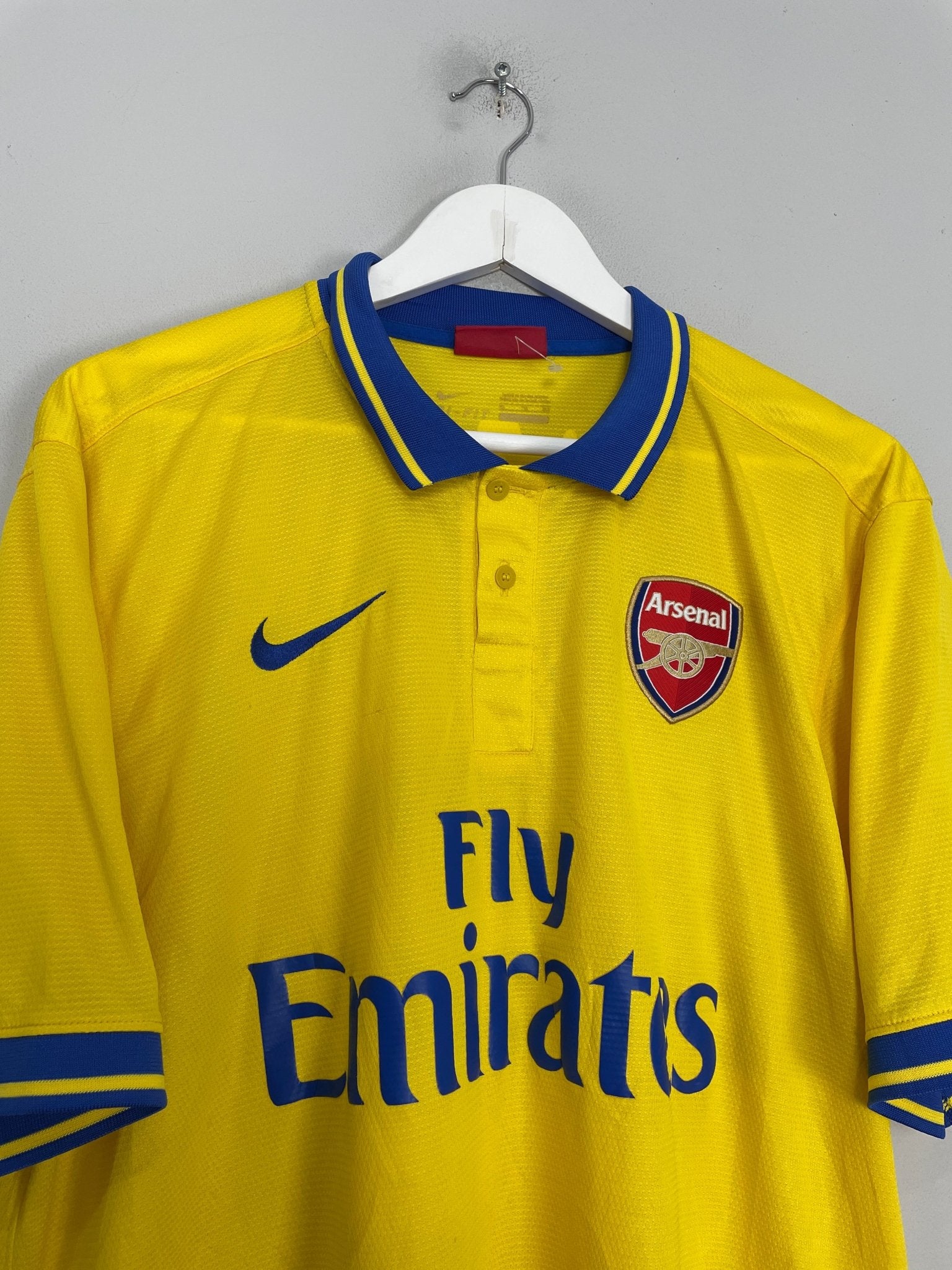 Shop 2013/14 ARSENAL S.CAZORLA #19 AWAY SHIRT (XL) NIKE, classic football shirts, vintage football shirts & retro soccer jerseys at Cult Kits