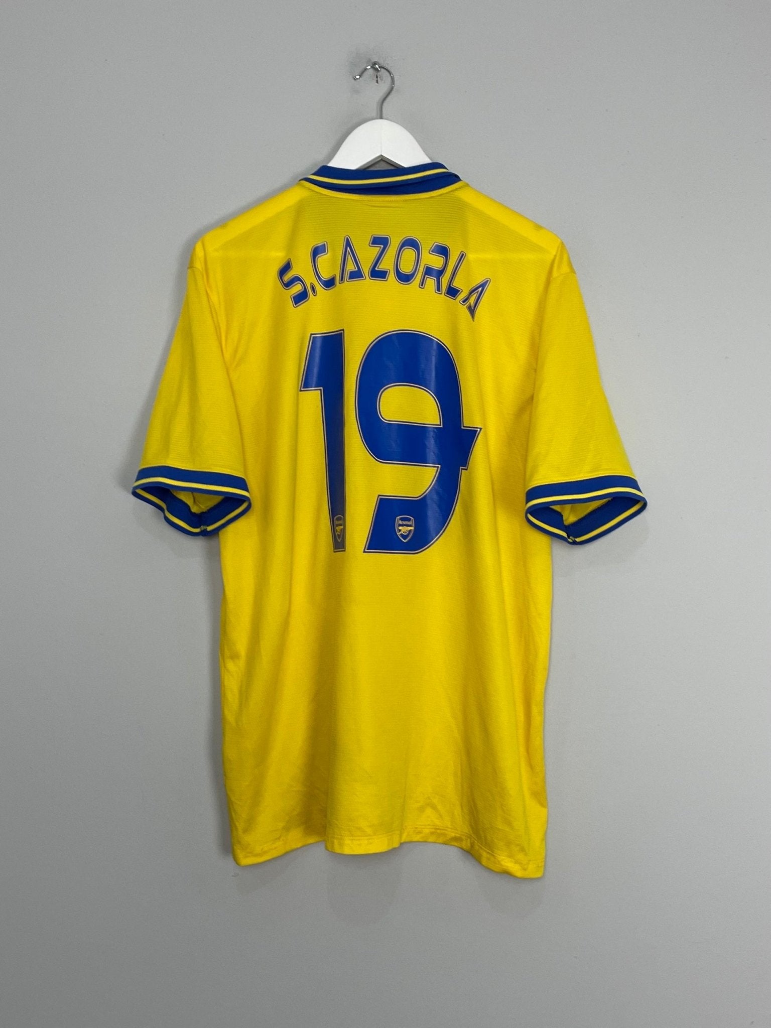 Shop 2013/14 ARSENAL S.CAZORLA #19 AWAY SHIRT (XL) NIKE, classic football shirts, vintage football shirts & retro soccer jerseys at Cult Kits