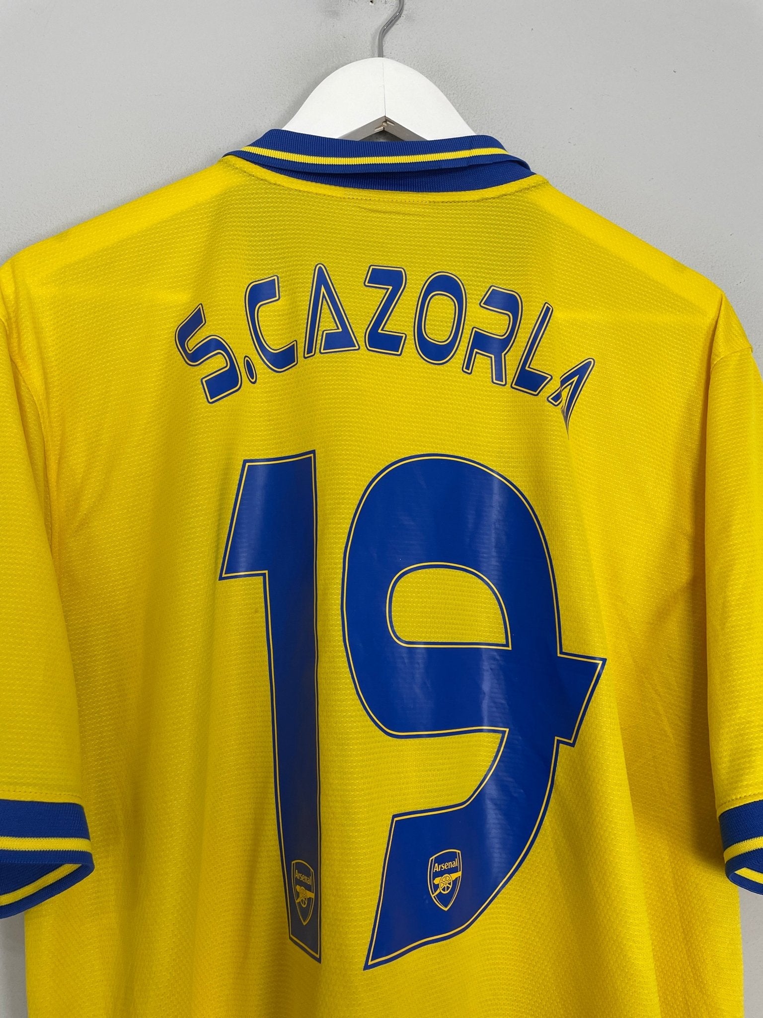 Shop 2013/14 ARSENAL S.CAZORLA #19 AWAY SHIRT (XL) NIKE, classic football shirts, vintage football shirts & retro soccer jerseys at Cult Kits