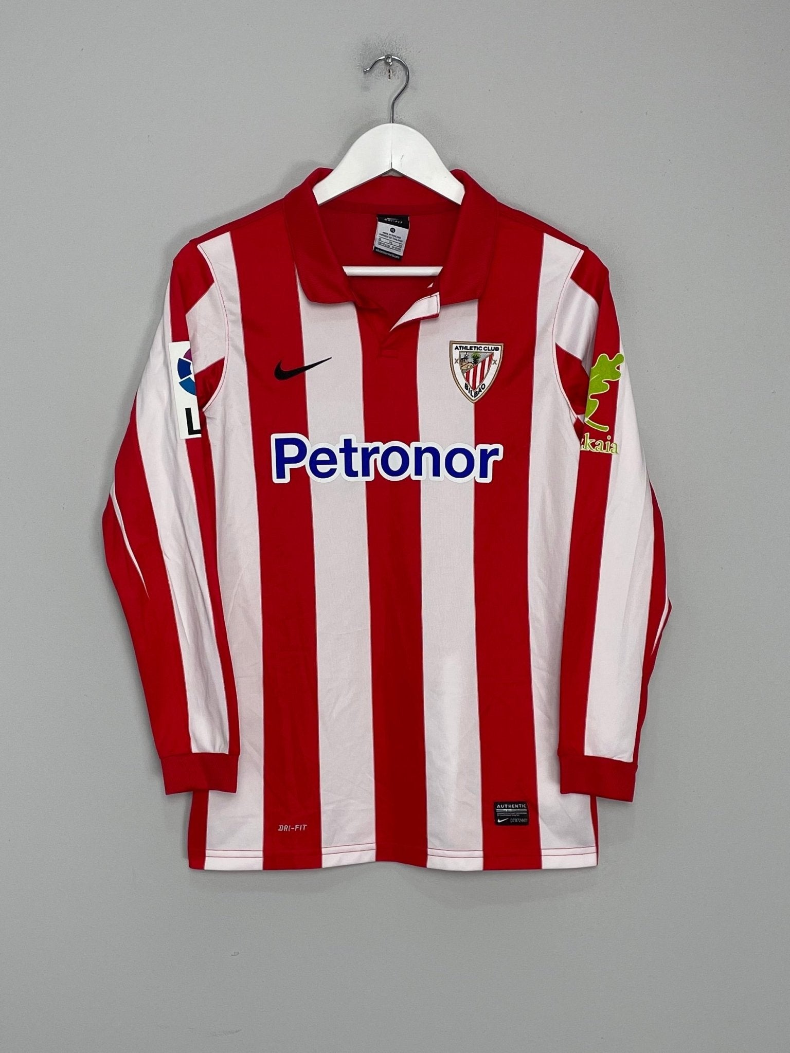 Shop 2013/14 ATHLETIC BILBAO L/S HOME SHIRT (XL.KIDS) NIKE, classic football shirts, vintage football shirts & retro soccer jerseys at Cult Kits