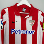 Shop 2013/14 ATHLETIC BILBAO L/S HOME SHIRT (XL.KIDS) NIKE, classic football shirts, vintage football shirts & retro soccer jerseys at Cult Kits