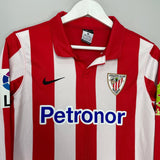 Shop 2013/14 ATHLETIC BILBAO L/S HOME SHIRT (XL.KIDS) NIKE, classic football shirts, vintage football shirts & retro soccer jerseys at Cult Kits