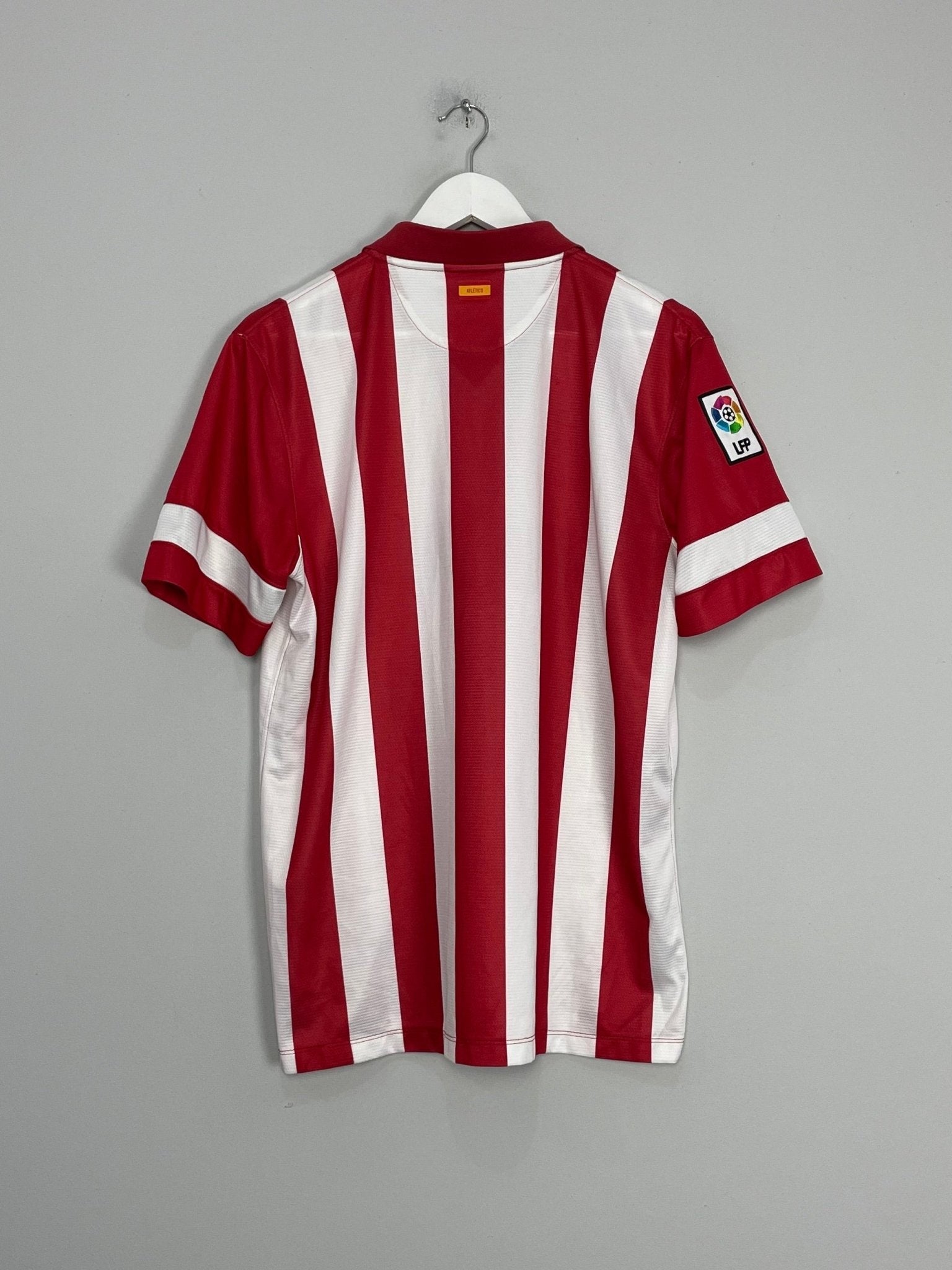 Shop 2013/14 ATLETICO MADRID HOME SHIRT (L) NIKE, classic football shirts, vintage football shirts & retro soccer jerseys at Cult Kits