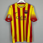 Shop 2013/14 BARCELONA MESSI #10 AWAY SHIRT (L) NIKE, classic football shirts, vintage football shirts & retro soccer jerseys at Cult Kits
