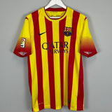 Shop 2013/14 BARCELONA MESSI #10 AWAY SHIRT (L) NIKE, classic football shirts, vintage football shirts & retro soccer jerseys at Cult Kits