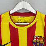 Shop 2013/14 BARCELONA MESSI #10 AWAY SHIRT (L) NIKE, classic football shirts, vintage football shirts & retro soccer jerseys at Cult Kits