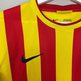 Shop 2013/14 BARCELONA MESSI #10 AWAY SHIRT (L) NIKE, classic football shirts, vintage football shirts & retro soccer jerseys at Cult Kits