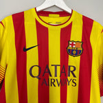 Shop 2013/14 BARCELONA MESSI #10 AWAY SHIRT (L) NIKE, classic football shirts, vintage football shirts & retro soccer jerseys at Cult Kits