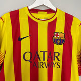 Shop 2013/14 BARCELONA MESSI #10 AWAY SHIRT (L) NIKE, classic football shirts, vintage football shirts & retro soccer jerseys at Cult Kits